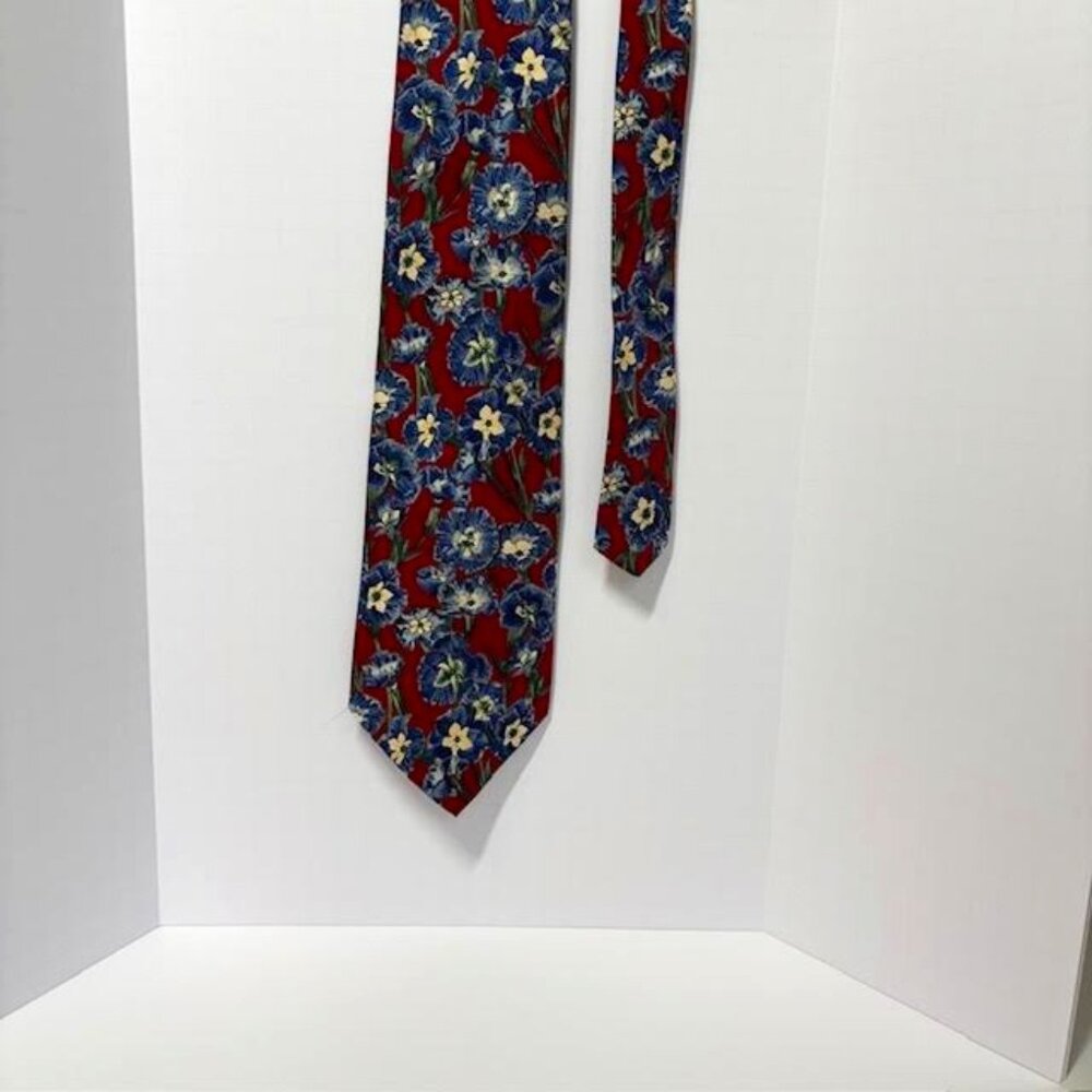 Liberty of London Original 100% Italian Silk Men's Floral Necktie